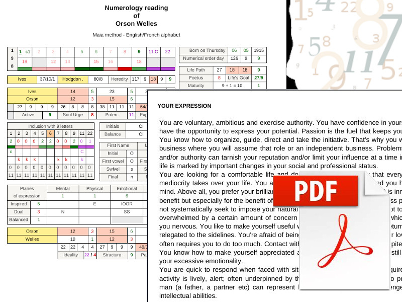 A detailed analysis of your personality and life path