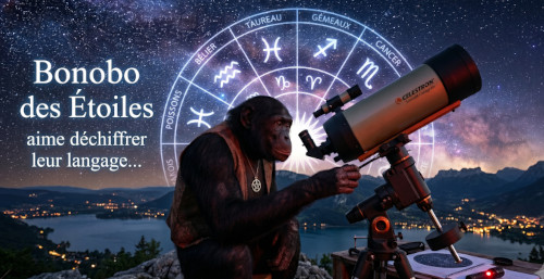 Bonobo des Étoiles pratique souvent l'astrologie sidérale